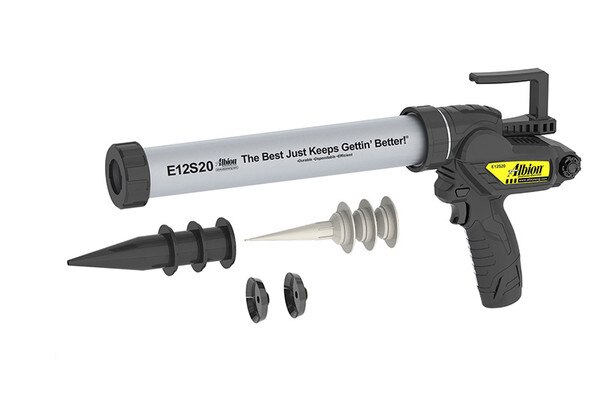 Image of Albion E12S20 20oz Core Cordless Sausage Gun 12 Volt